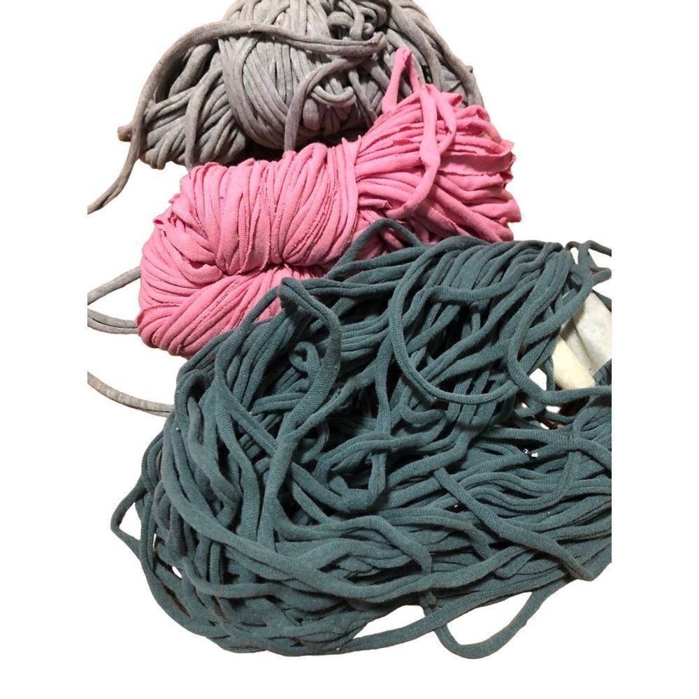 20 lbs of Handmade T-Yarn Recycled T-Shirts - Picture 3 of 4